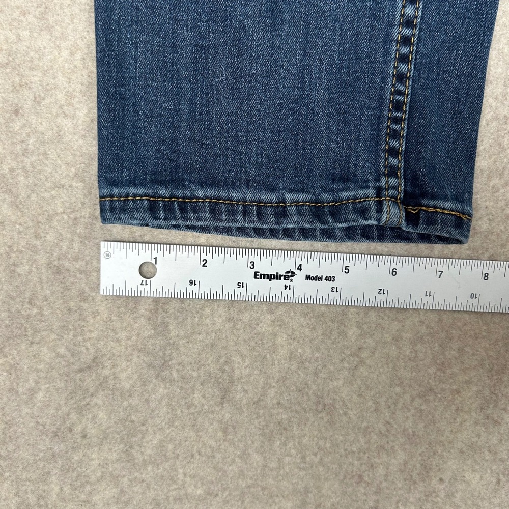 Levi's 514 Straight Fit Jeans Mens 36x32 Blue Medium Wash Denim - Picture 5 of 10